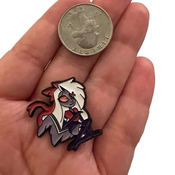 Hazbin Hotel Vaggie Enamel Pin - Picture 5 of 8